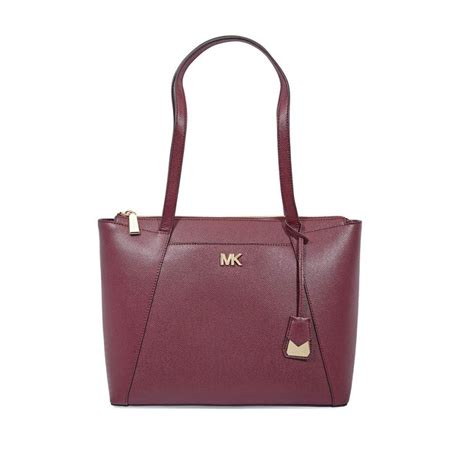 Michael Kors Maddie Medium East/West Leather Tote